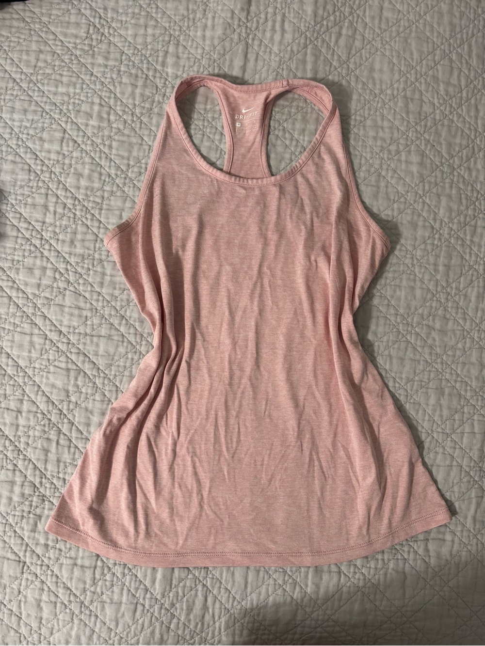 Nike Light Pink Racerback Tank Top for Women